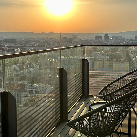 Panorama Sky Apartment I Rooftop Pool I Metro Station 비엔나 외부 사진